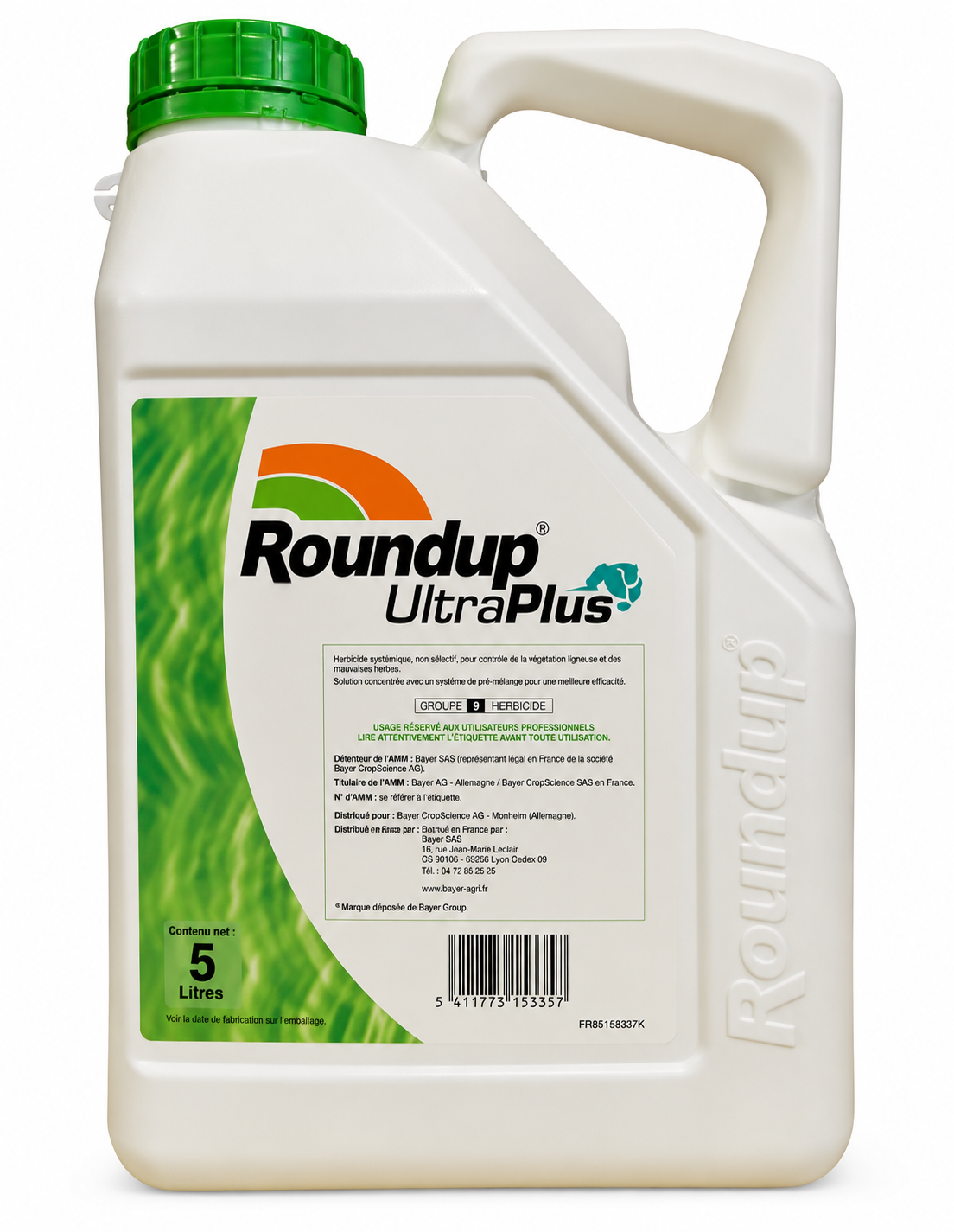 Roundup UltraPlus – Herbicide concentré – Bidon 5 L