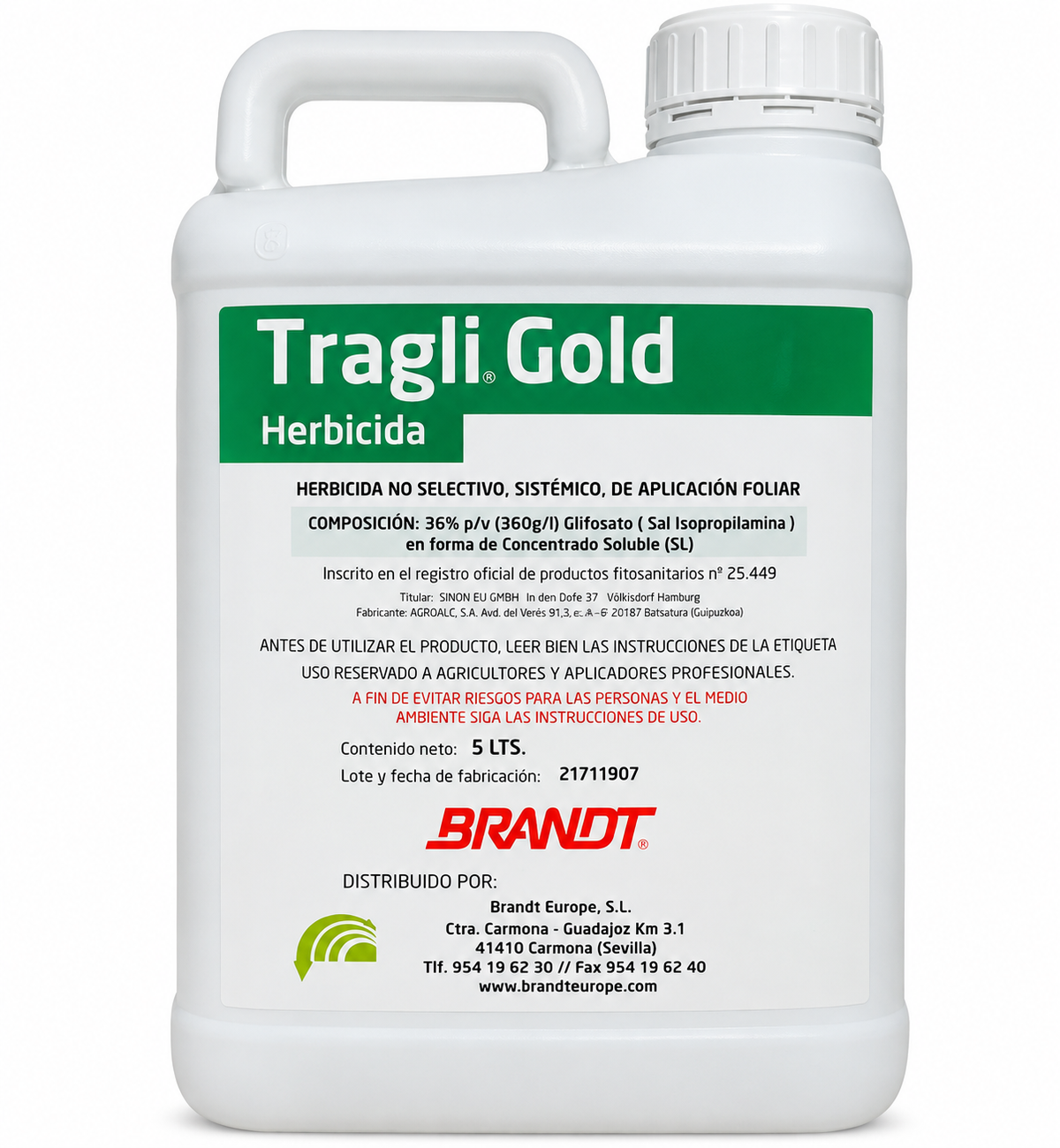 Tragli Gold – Herbicide systémique concentré – Bidon 5 L